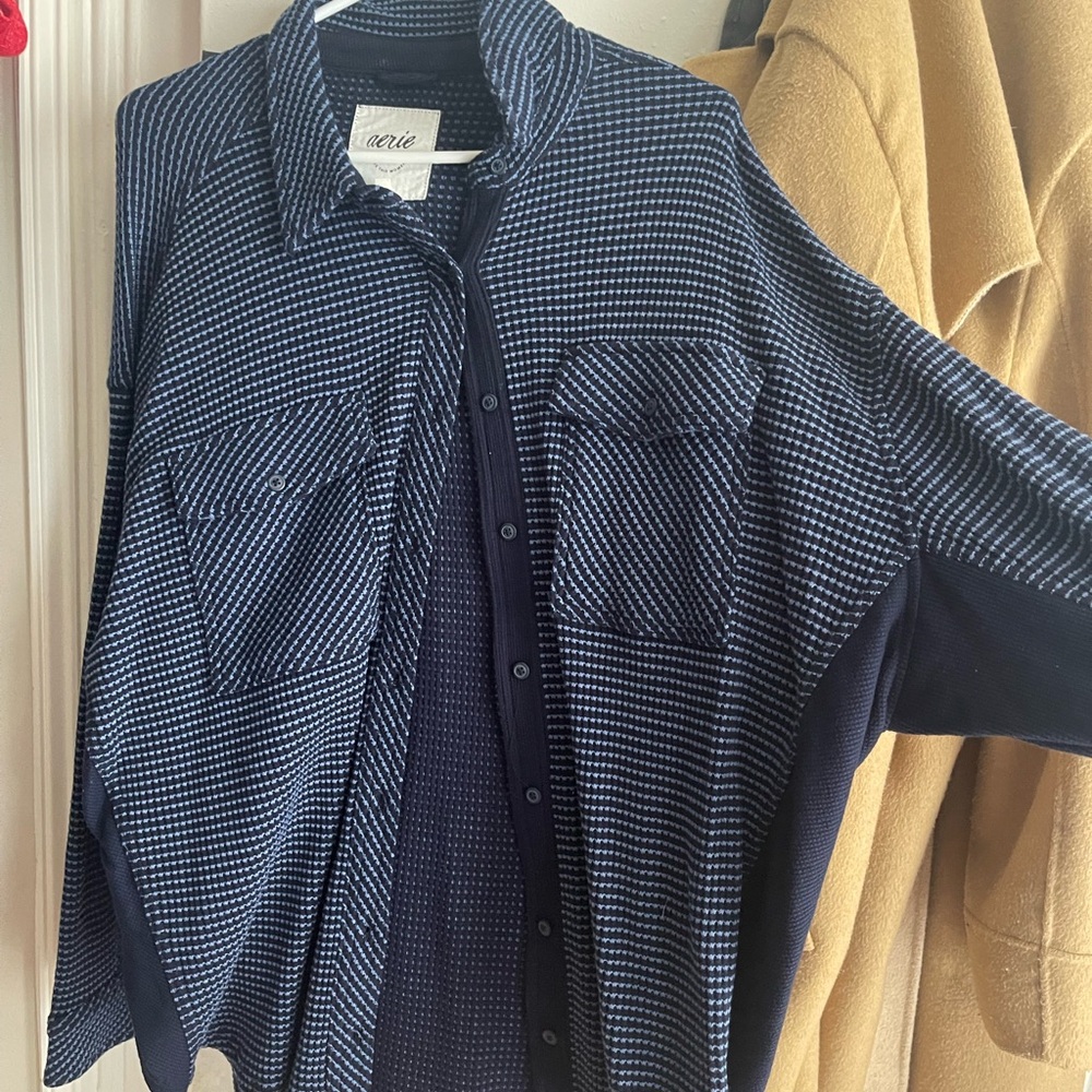 Aerie button up cardigan (heavy)